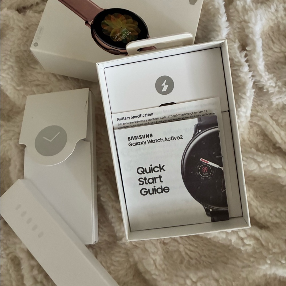 Samsung Galaxy Watch Active2 with Rose Gold Finish